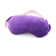 Hot Therapy Microwave Lavender Scented Moist Heat Weighted Clay Beads Eye Mask For Sleeping